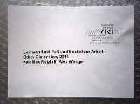 photo of forwarding label (Foto: Max-Gerd Retzlaff)